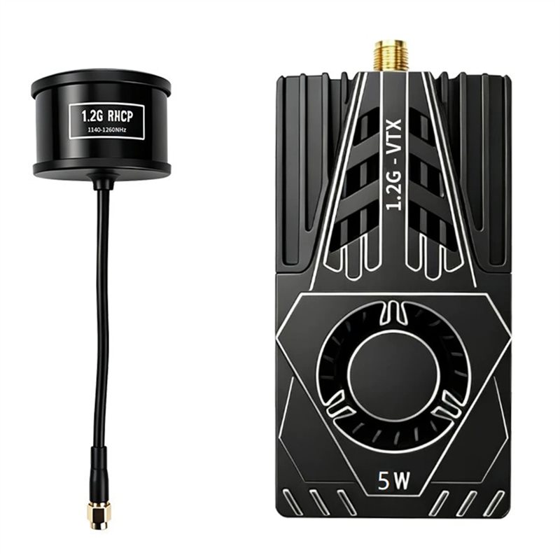 Rc Transmitter - VTX FPV ビデオトランスミッター用 1.2Ghz 5W アンテナ付き