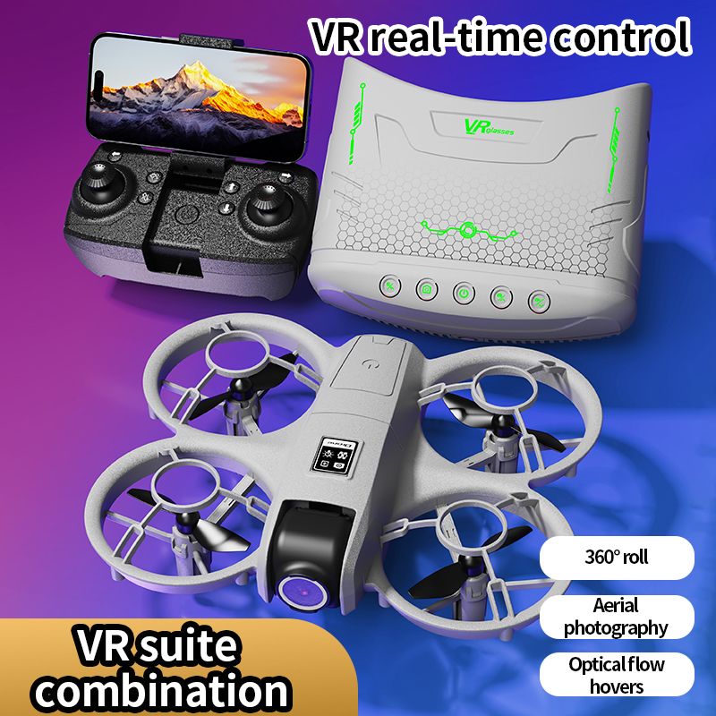 Dron Rc Quadcopter - X228 VR FPVドローン HDデュアルカメラ搭載 ブラシレスモーター WIFI