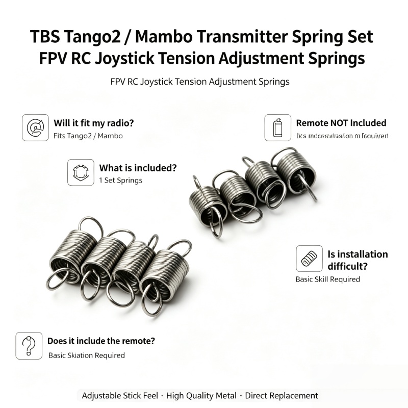 Rc Transmitter - TBS ブラックシープ タンゴ2 マンボ トランスミッター用 スプリングセット
