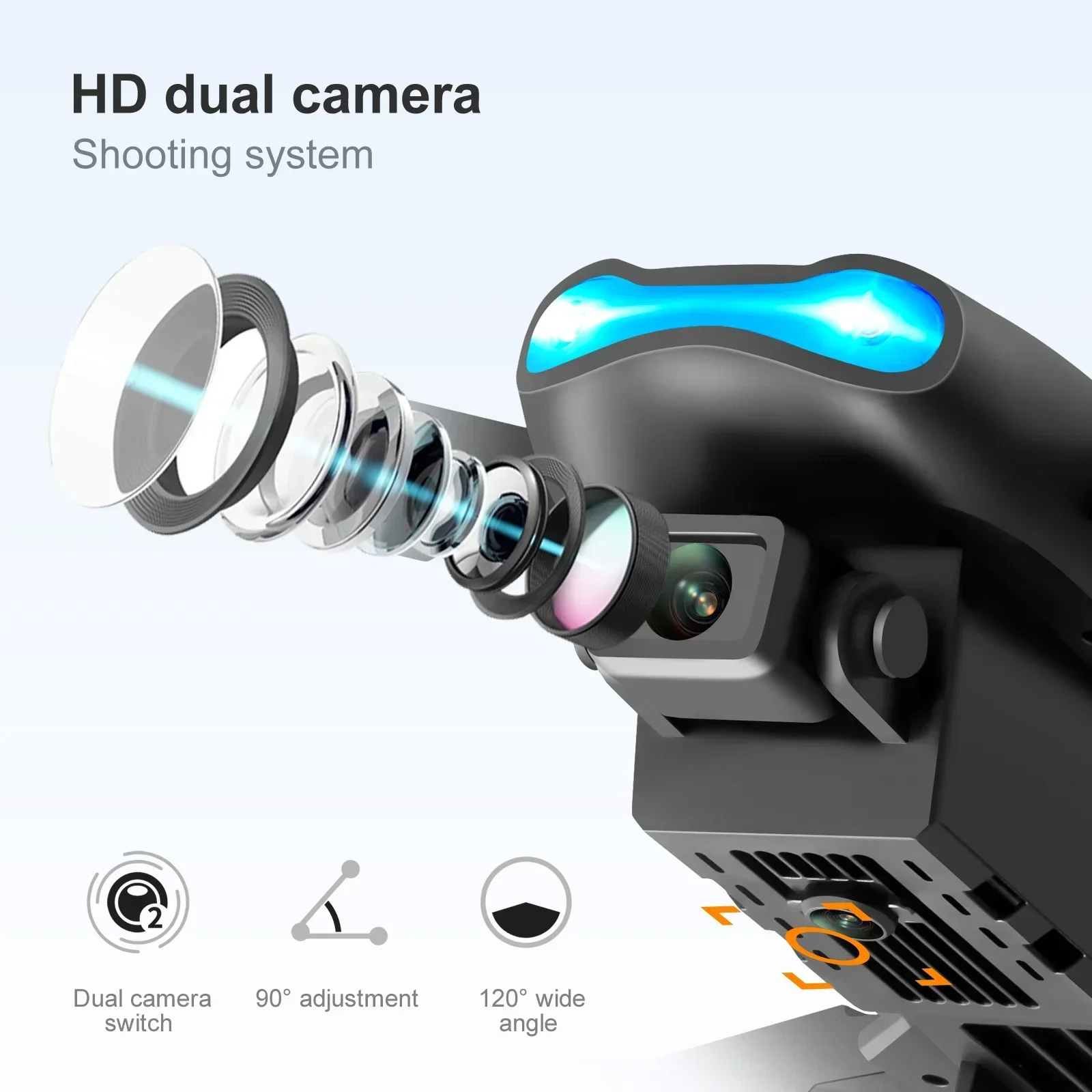 新型E99 Pro HD 4Kドローン デュアルカメラ 高度 - Dron Rc Quadcopter のレビューと価格