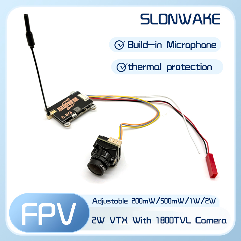 SLONWAKE 5.8G 56CH 2W 送信機 VTX  - Fpv Camera Cmos のレビューと価格