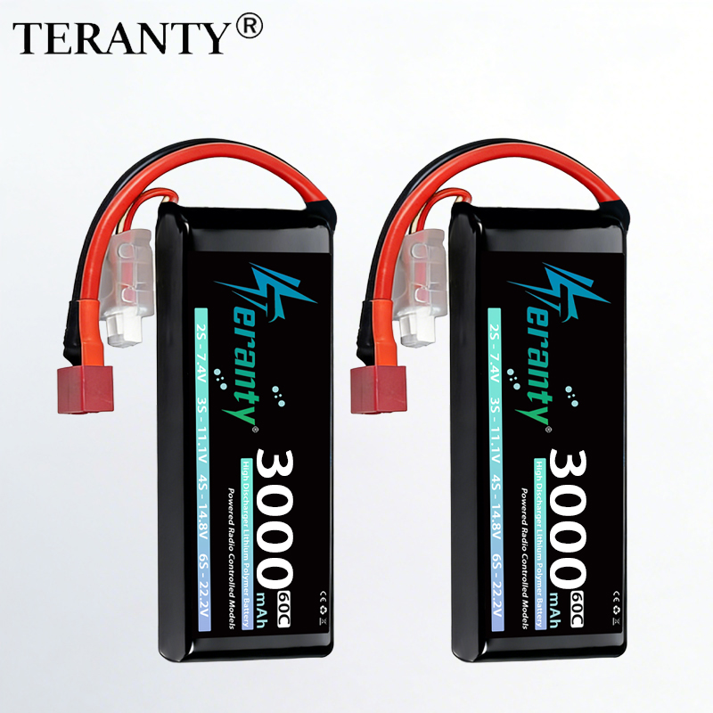TERANTY 2S 3000mAhリポバッテリー 7.4V - Drone Rc Link のレビューと価格
