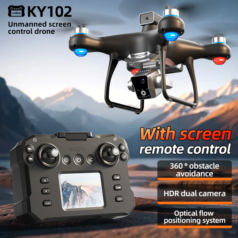 2025 新 K102 画面制御バージョンドローン 4K カ - Drone Ky102 Rc のレビューと価格
