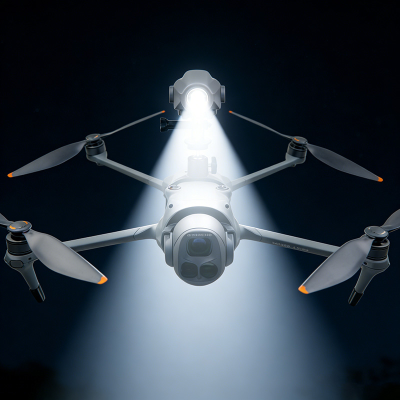1セットフライトサーチライトフィルストロボライトSOS警告灯 - Drone Rcfpvpro のレビューと価格