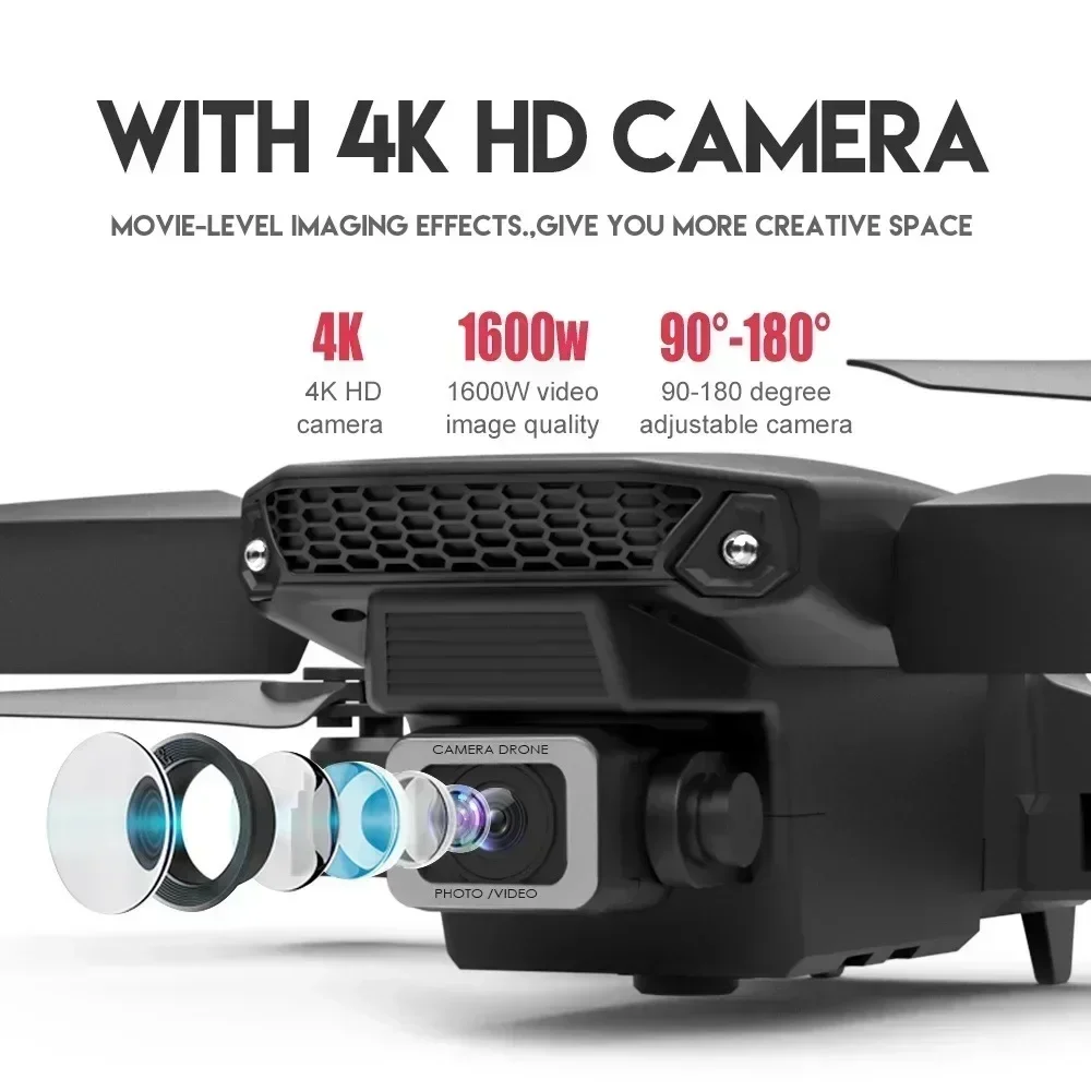 折りたたみ式クワッドコプター,e88プロ広角fpv,wifi - Dron Rc Quadcopter のレビューと価格