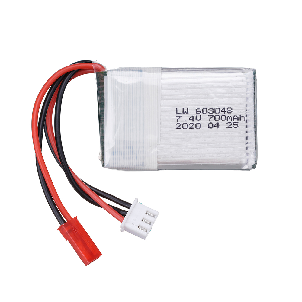 7.4V 700mAh 25c リポバッテリー MJXRC  - Drone Rc Link のレビューと価格
