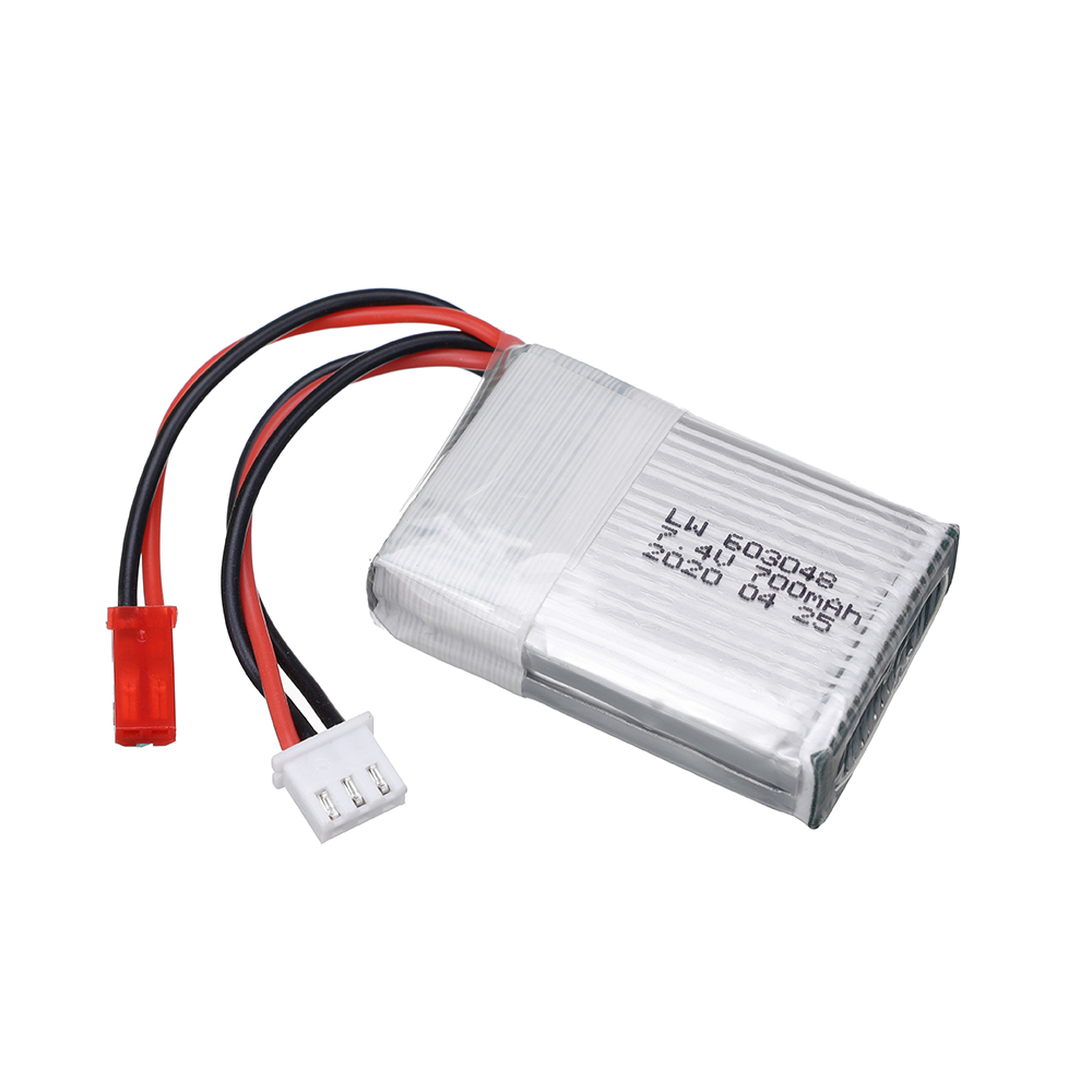 7.4V 700mAh 25c リポバッテリー MJXRC  - Drone Rc Link のレビューと価格
