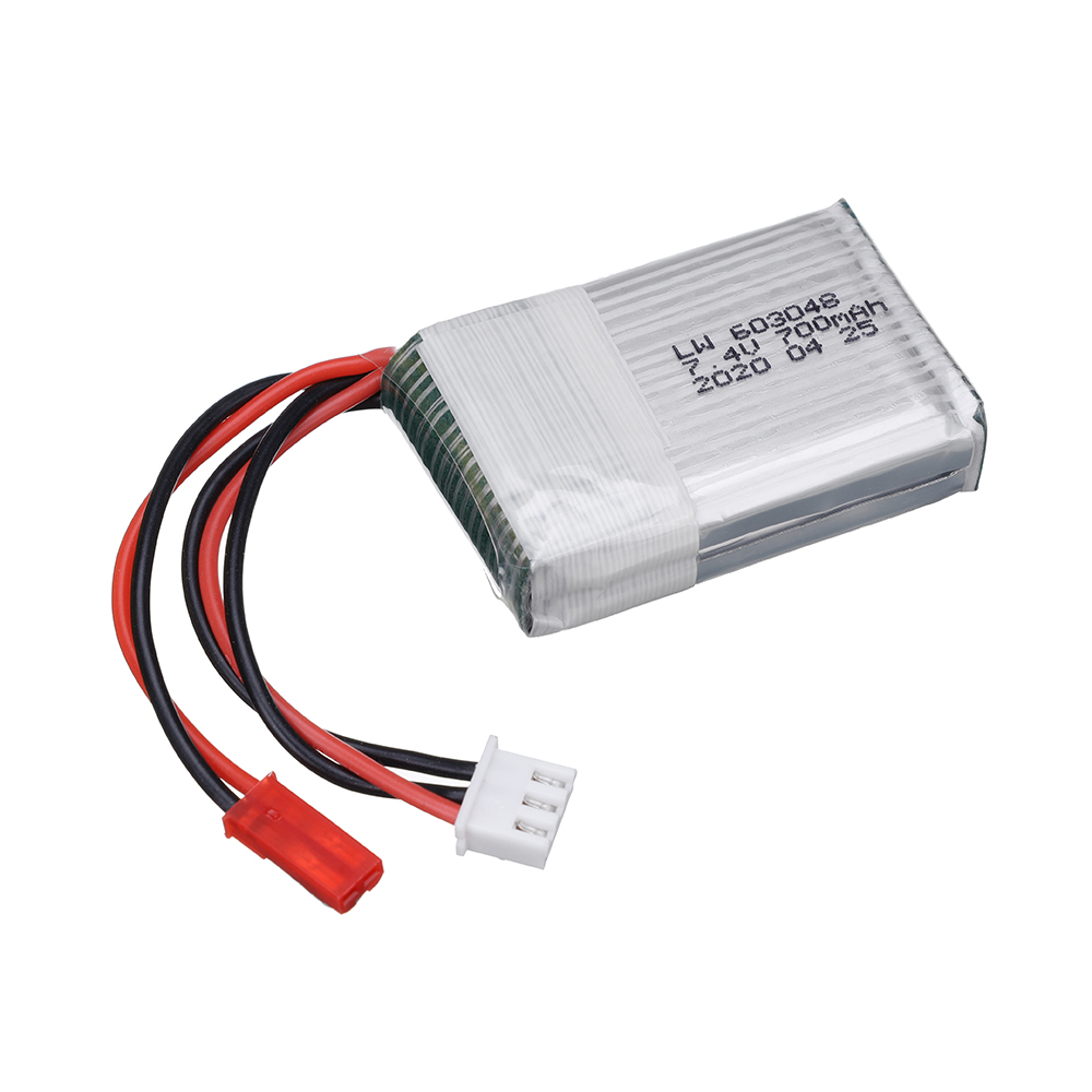 7.4V 700mAh 25c リポバッテリー MJXRC  - Drone Rc Link のレビューと価格