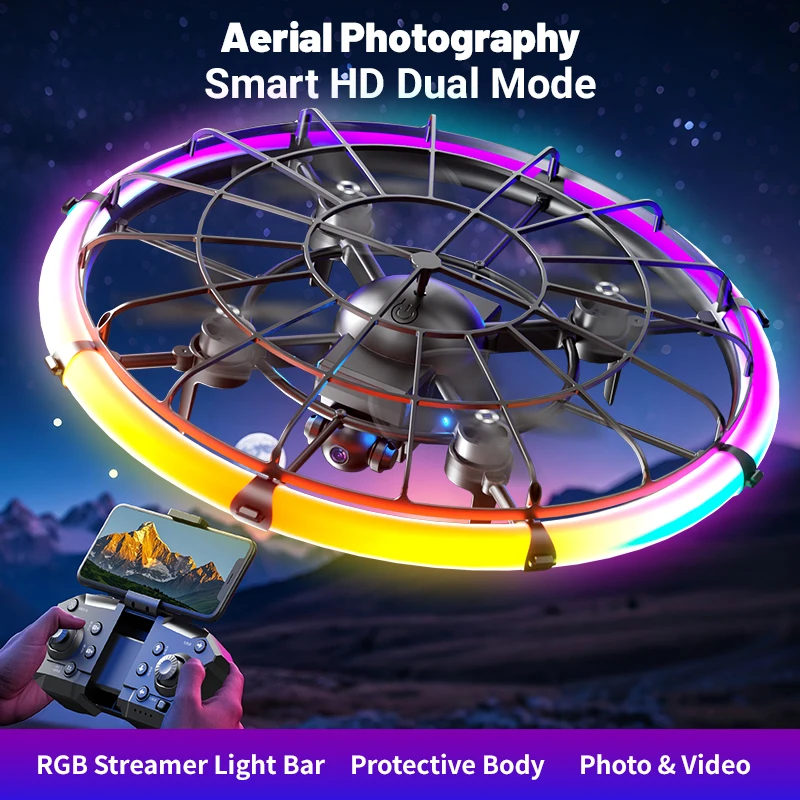 JJRC H145 UFO RCドローン、デュアルHDレンズ - Dron Rc Quadcopter のレビューと価格
