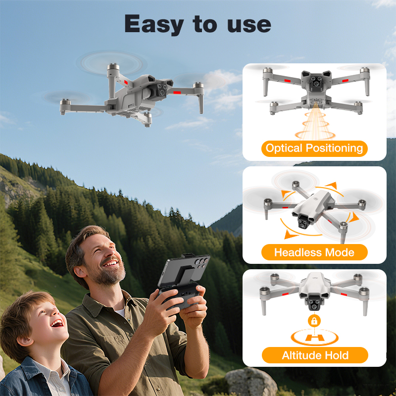 新型ホットL017プロドローン ブラシレス 3Dロール 36 - Dron Rc Quadcopter のレビューと価格