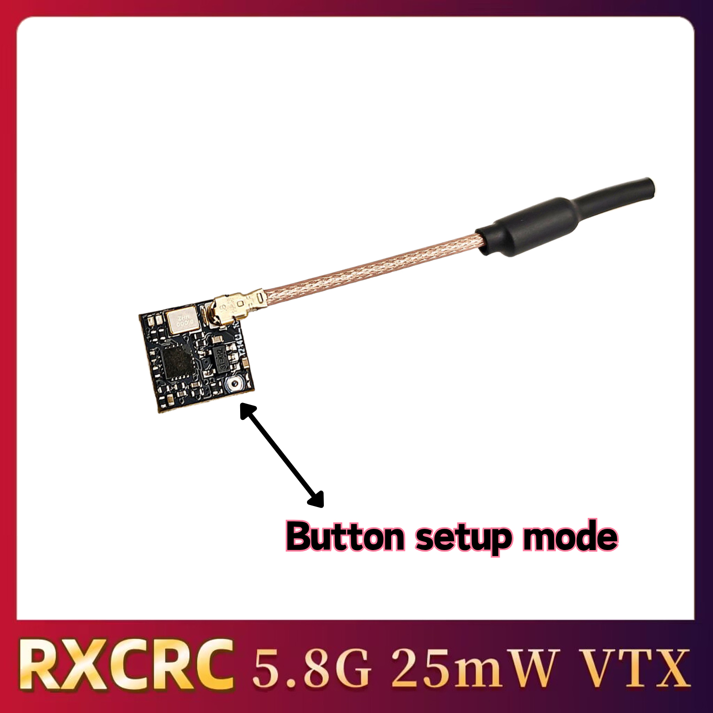RXCRC 5.8GHz 48CH FPV 25mW アナロ - Drone Rc Receiver And Transmitter のレビューと価格